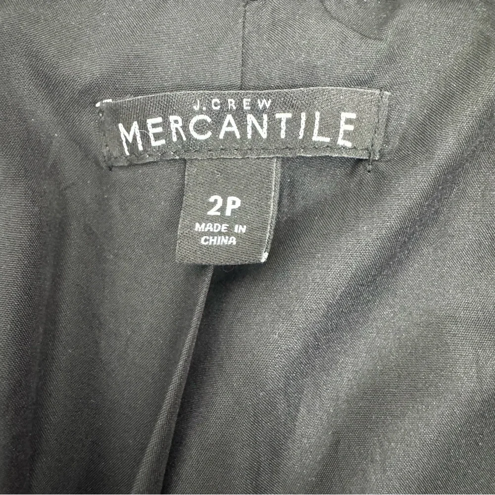 J.Crew Black Wool Pea Coat Women’s 2P Petite GUC - Picture 4 of 10